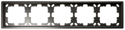 Рамка Jasmart FD пятиместная (никель) FD1005NI