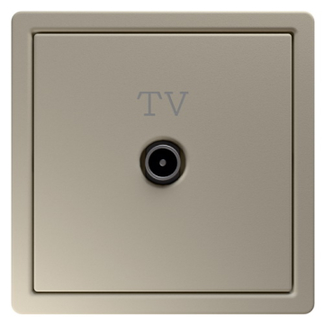 Розетка телевизионная оконечная Jasmart FD (сахара) FD6001SH