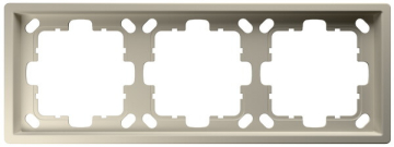 Рамка Jasmart FD трехместная (сахара) FD1003SH