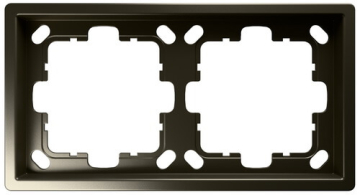 Рамка Jasmart FD двухместная (бронза) FD1002BR