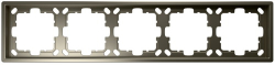 Рамка Jasmart FD пятиместная (бронза) FD1005BR