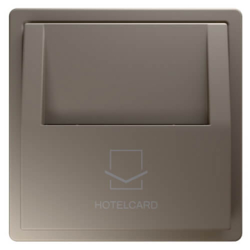 Выключатель отельный карточный Jasmart FD с накладкой (soft touch) (матовый тауп) FD6209PTM