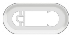 Лицевая панель для термопрограммируемого термостата Legrand Celiane (белая) 068242
