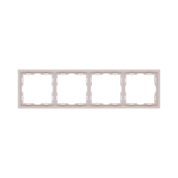 Рамка 4-постовая, кашемир матовый Kollinger Eclipse EC4CM EC4CM
