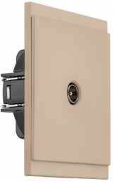 Розетка TV SETE с рамкой (кашемир) KR-79-0722-2