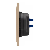 Розетка компьютерная двойная KRANZ SETE RJ45 кат6 с рамкой (кашемир) KR-79-0724-2