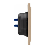 Розетка компьютерная двойная KRANZ SETE RJ45 кат6 с рамкой (кашемир) KR-79-0724-2