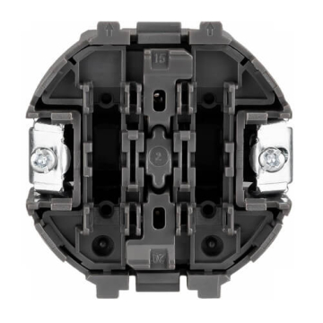 Кнопка Kranz SETE 1 кл с рамкой (графит) KR-79-0712-3