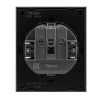 Розетка Kranz SETE со шторками 16А с рамкой (антрацит) IP20 KR-79-0701-4