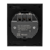 Розетка 16А с USB A+C быстрой зарядки 5В/3А SETE с рамкой (антрацит) KR-79-0704-4