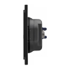 Розетка TV + компьютерная RJ45 кат6 KRANZ SETE с рамкой (антрацит) KR-79-0721-4