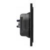 Розетка TV + компьютерная RJ45 кат6 KRANZ SETE с рамкой (антрацит) KR-79-0721-4
