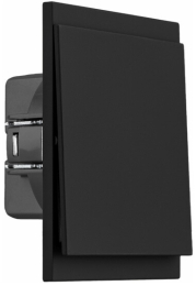 Перекрестный выключатель 1 кл KRANZ SETE 10А с рамкой (антрацит) KR-79-0710-4