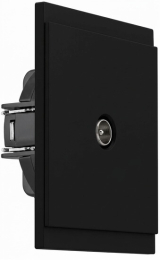 Розетка TV SETE с рамкой (антрацит) KR-79-0722-4