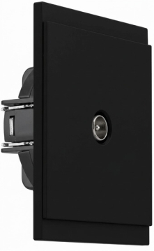 Розетка TV SETE с рамкой (антрацит) KR-79-0722-4