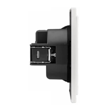 Розетка Kranz SETE со шторками 16А с рамкой (жемчуг) IP20 KR-79-0701-1