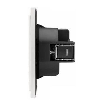 Розетка Kranz SETE со шторками 16А с рамкой (жемчуг) IP20 KR-79-0701-1