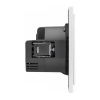 Розетка 16А с USB A+C быстрой зарядки 5В/3А SETE с рамкой (жемчуг) IP20 KR-79-0704-1