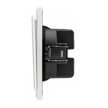 Выключатель 1 кл с подсветкой KRANZ SETE с рамкой (жемчуг) IP20 KR-79-0714-1