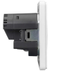 Розетка 16А с USB A+C быстрой зарядки 5В/3А Kranz Round с рамкой (перламутр) KR-78-0704-1