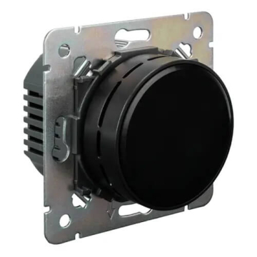 Терморегулятор Kranz Round Wi-Fi с рамкой (оникс) KR-78-0728-3