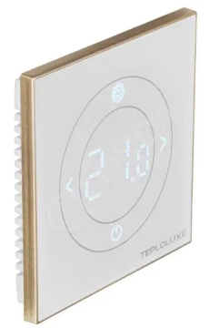 Терморегулятор Теплолюкс электронный Solus Zen Wi-Fi (белый/золото) 100000379300