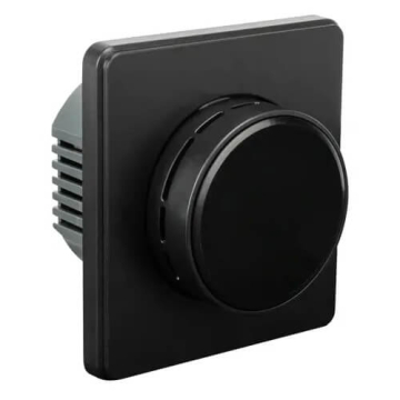 Терморегулятор Kranz Round Wi-Fi с рамкой (оникс) KR-78-0728-3