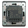 Терморегулятор Kranz Round Wi-Fi с рамкой (оникс) KR-78-0728-3