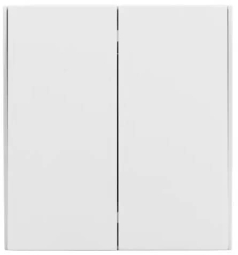 Выключатель Kranz Strong 2 кл с рамкой (жемчуг) KR-78-0706-4