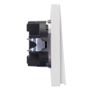 Выключатель Kranz Strong 2 кл с рамкой (жемчуг) KR-78-0706-4