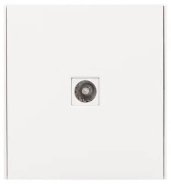 Розетка TV Kranz Strong с рамкой (жемчуг) KR-78-0723-4