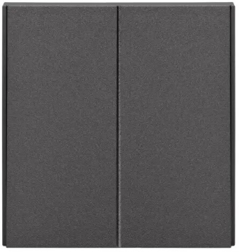 Выключатель Kranz Strong 2 кл с рамкой (графит) KR-78-0706-6
