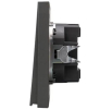 Выключатель Kranz Strong 1 кл с рамкой (графит) KR-78-0705-6