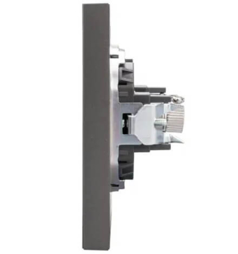 Розетка TV Kranz Strong с рамкой (графит) KR-78-0723-6