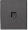 Розетка компьютерная Kranz Strong RJ45 кат6 с рамкой (графит) KR-78-0724-6