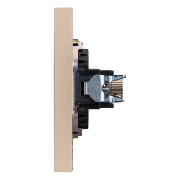 Розетка TV Kranz Strong с рамкой (шелк) KR-78-0723-8