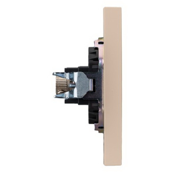 Розетка TV Kranz Strong с рамкой (шелк) KR-78-0723-8