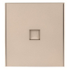 Розетка компьютерная Kranz Strong RJ45 кат6 с рамкой (шелк) KR-78-0724-8