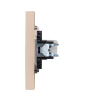 Розетка компьютерная Kranz Strong RJ45 кат6 с рамкой (шелк) KR-78-0724-8