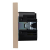 Розетка USB-A+Type-C Kranz Strong 3А с функцией быстрой зарядки с рамкой (шелк) KR-78-0734-8