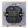 Розетка USB-A+Type-C Kranz Strong 3А с функцией быстрой зарядки с рамкой (шелк) KR-78-0734-8