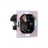 Розетка 16А с USB A+C быстрой зарядки 5В/3А Kranz Strong с рамкой (шелк) KR-78-0704-8