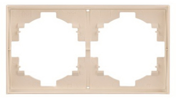 Рамка двухместная Kranz Strong (шелк) KR-78-0752-8
