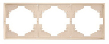 Рамка трехместная Kranz Strong (шелк) KR-78-0753-8