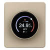 Терморегулятор Kranz Round Wi-Fi с рамкой (шелк) KR-78-0728-7