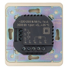 Терморегулятор Kranz Round Wi-Fi с рамкой (шелк) KR-78-0728-7
