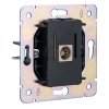 Розетка TV Kranz Round с рамкой (шелк) KR-78-0723-7