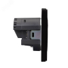 Розетка 16А с USB A+C быстрой зарядки 5В/3А Kranz Round с рамкой (оникс) KR-78-0704-3