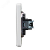 Розетка HDMI KRANZ Round с рамкой (перламутр) KR-78-0730-1