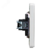 Розетка HDMI KRANZ Round с рамкой (перламутр) KR-78-0730-1